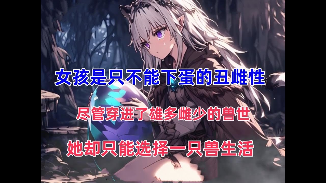 《兽世种田》女孩是只不能下蛋的丑雌性，尽管穿进了雄多雌少的兽世，她却只能选择一只兽生活，女孩本以为就此孤独终老时一只帅兽一次次为她~~#漫画解说 #漫画