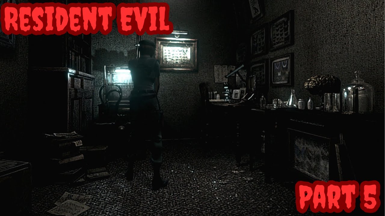 Hook Room Puzzle and Death Mask  - Resident Evil Let's Play - Part 5