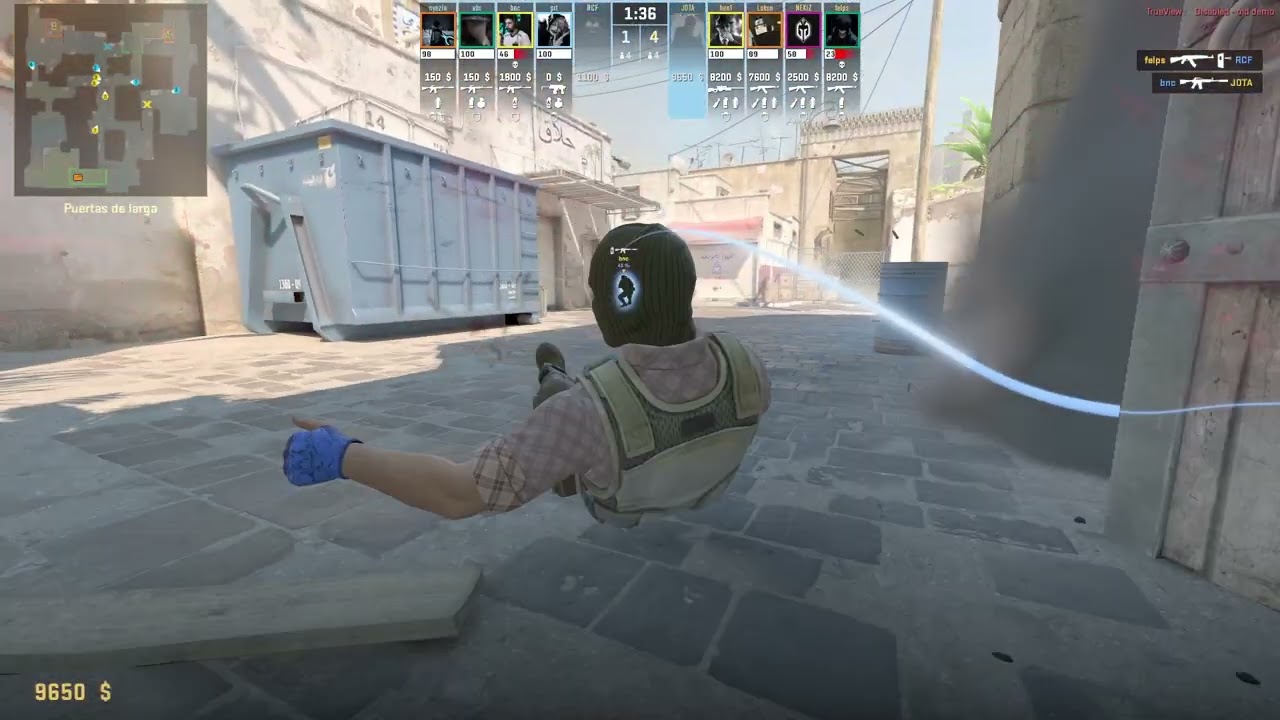 JOTA | 15-6 | T Long on Dust2 (2.22) vs GameHunters @ RUSH B Summit Season 1