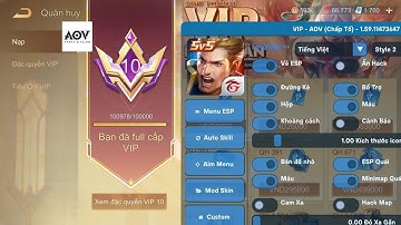 Update Hack Liên Quân Mobile - Mod Skin- Auto Bán Đồ - Bug Chiêu Hack Map Mới Nhất