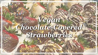 Vegan Chocolate-Covered Strawberries | Tutorial