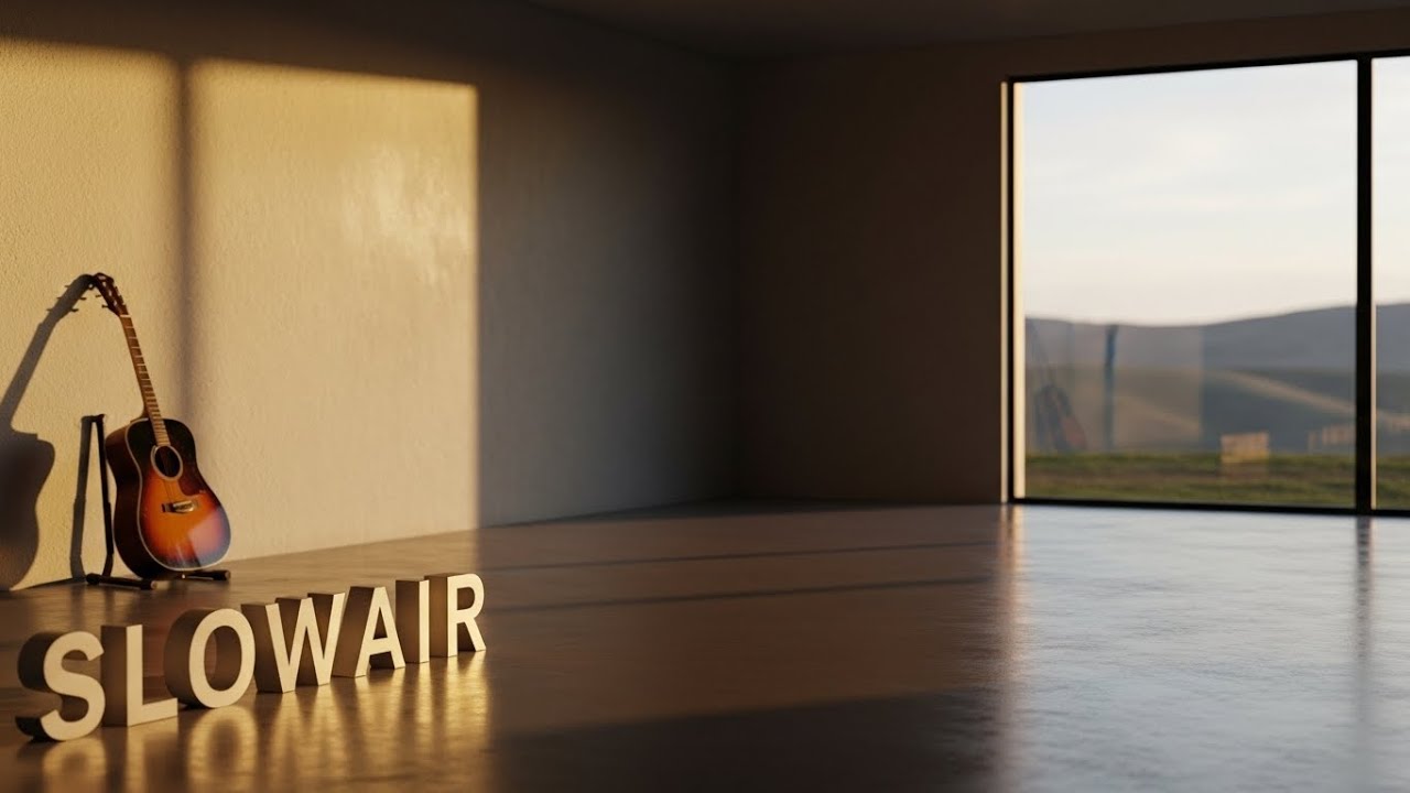 Slowair – 1 Hour of Gentle Guitar Ambience for Light Calm & Open Breathing