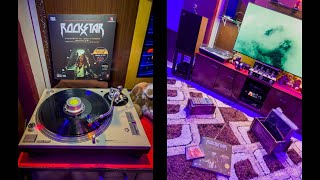 Rockstar CD and Vinyl on Technics SL1200 MK3DS with Willsenton R8 to Wharfedale Lintons