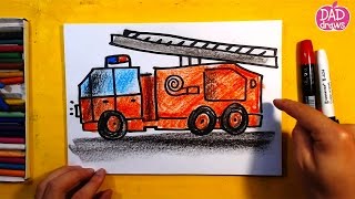 How To Draw Fire Department - Drawing Tutorials