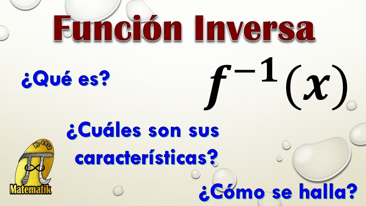 Qué es una función inversa Función recíproca YouTube
