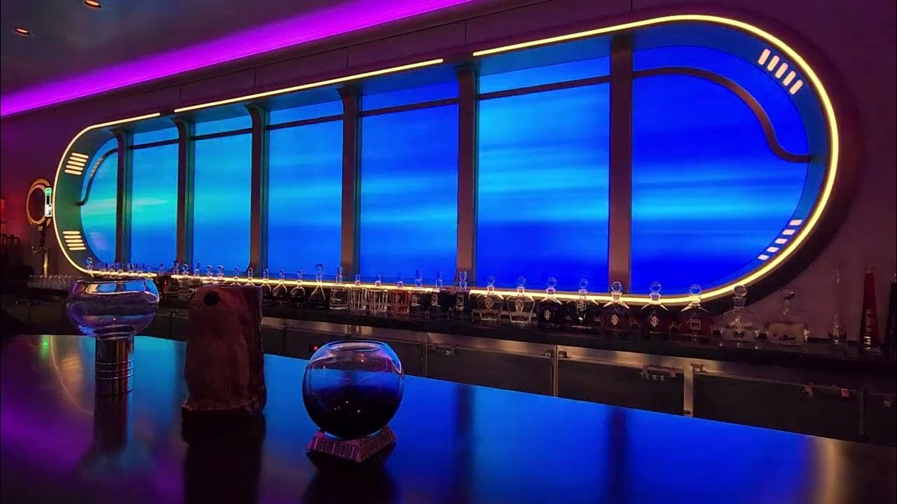 Jumping to Lightspeed in Star Wars Hyperspace Lounge on the Disney