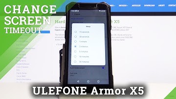 How to Set Up Sleep Time in ULEFONE ARMOR X5 - Adjust Screen Timeout