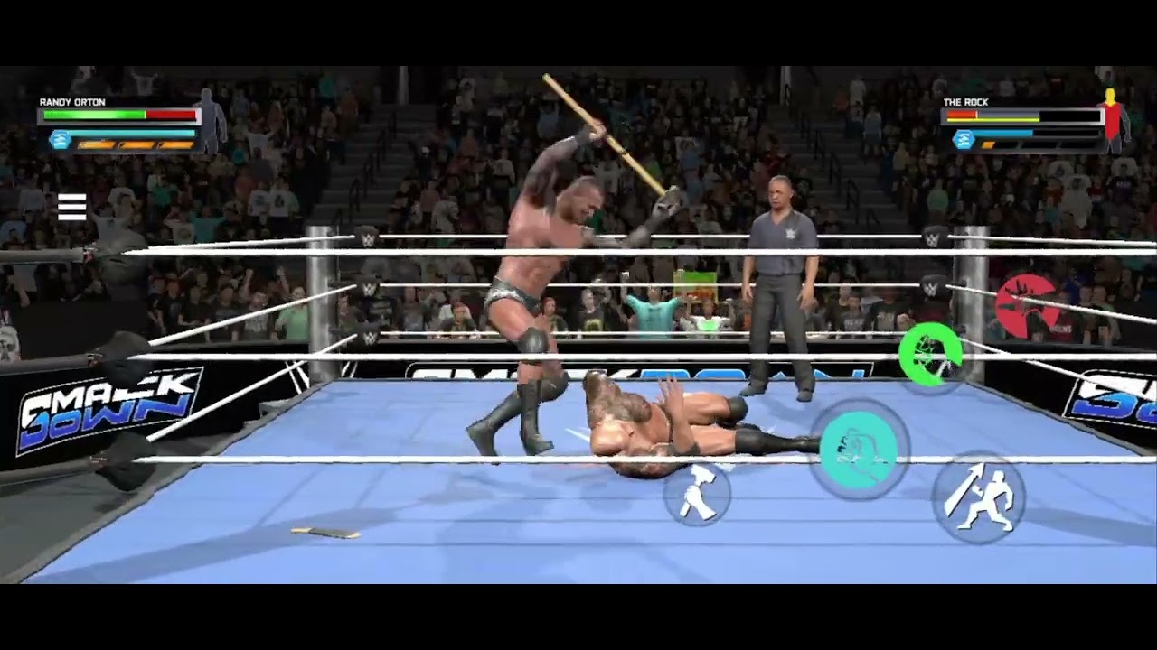 Randy Orton vs the rock match at royal rumble 