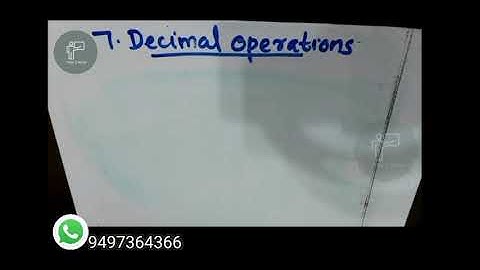 KERALA STATE SYLLABUS - 6TH STANDARD MATHEMATICS(ENGLISH MEDIUM)- CHAPTER 7. DECIMAL OPERATION part5