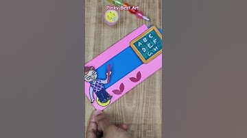 DIY greeting card😍 for teaches #shorts #teachersday #diy #trending #shortvideo #greetingcard #craft