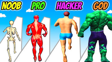 DNA Run 3D - NOOB vs PRO vs HACKER vs GOD
