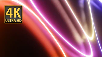 Ambient Relaxing Background Video 4k for TV Metallic Rainbow Colorful Visual Calming Led Light