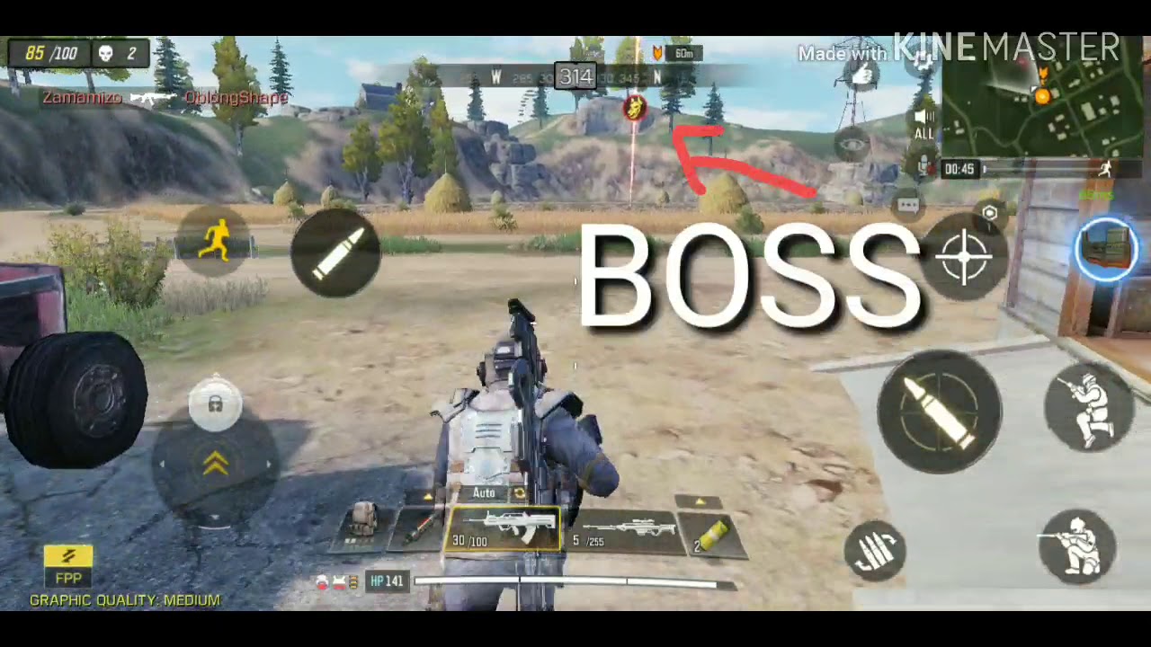 Call Of Duty Mobile / Boss Fighting / Defeating Boss - YouTube - 