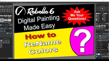 Rebelle 6 Pro Newbies Guide - How to Rename Colors in Color Sets #shorts #rebelle6pro #escapemotions