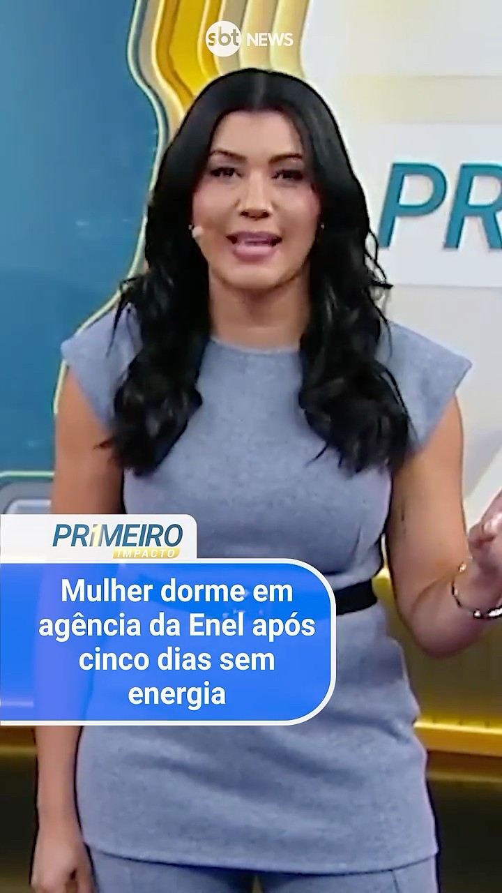 Mulher dorme na agência da Enel após 5 dias sem energia elétrica | Primeiro Impacto (24/12/24)