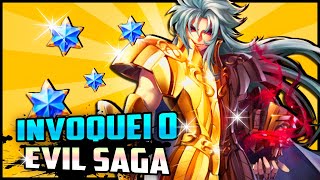 PEGUEI O SAGA MALÍGNO MAS AGORA TO DEVENDO! Invocações Evil Saga | Saint Seiya Awakening