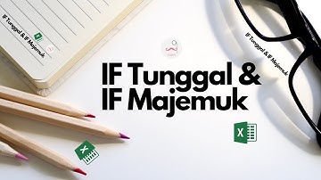 Fungsi IF Majemuk & IF Tunggal pada Excel. #tutorialexcel #belajarexcel