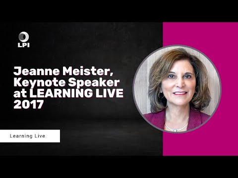 Jeanne Meister, keynote speaker at LEARNING LIVE 2017 - YouTube