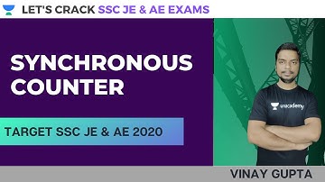 Synchronous Counter | Target SSC JE & AE 2020 | Vinay Gupta