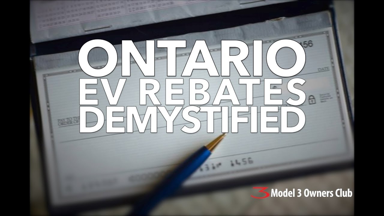 Ontario EV Rebates Demystified YouTube