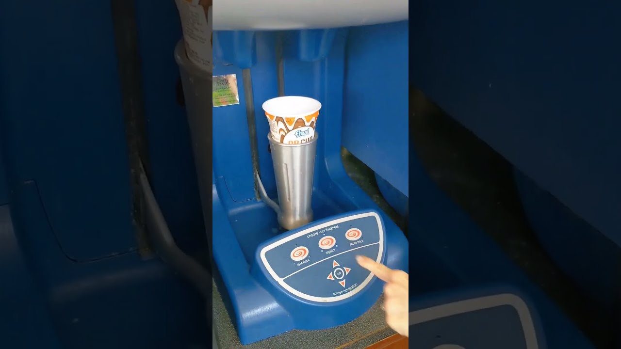Self serve milkshake machine hotsell