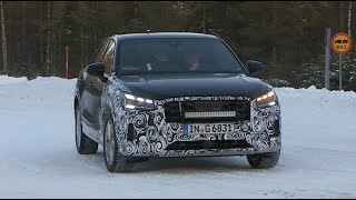 2021 Audi Q2 facelift spied winter testing
