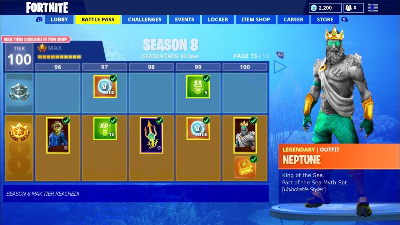 New fortnite battle pass skins season 8