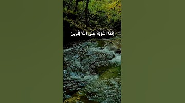 إِنَّمَا التَّوْبَةُ عَلَى اللَّهِ لِلَّذِينَ / سورة النساء #القران_الكريم #ياسر_الدوسري #سورة