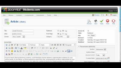 Joomla How To: What is Global Check In_ - Joomla 1.5. www.MyJoomlaCast.com