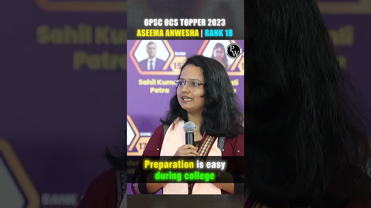 Civil Service Preparation is easy during college | Aseema Anwesha | Rank 18 | 