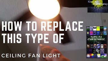 How To Replace Ceiling Fan Light Bulb For Harbor Breeze Platinum Portes Slotted Glass Groove Fan