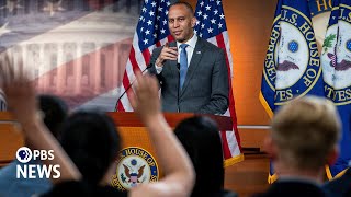 WATCH LIVE: House Democratic leaders hold briefing as GOP works to push budget bill