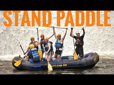 Vídeo: Pranchas Extragrandes De Stand-up Paddle Nas Quais Você Pode Fazer Rafting, Surfe E Festa