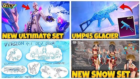 🤯 FINALLY | BGMI 4.1 Update Confirm | M416 Glacier In Chance | New Ultimate Set Leaks | PUBGM