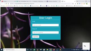 Responsive Login Form with Background Image in HTML, Bootstrap and CSS -  YouTube