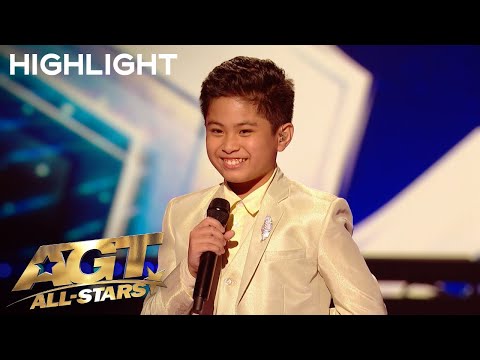 Early Release: 11-Year-Old Peter Rosalita WOWS The Judges With His Voice! | AGT: All-Stars 2023