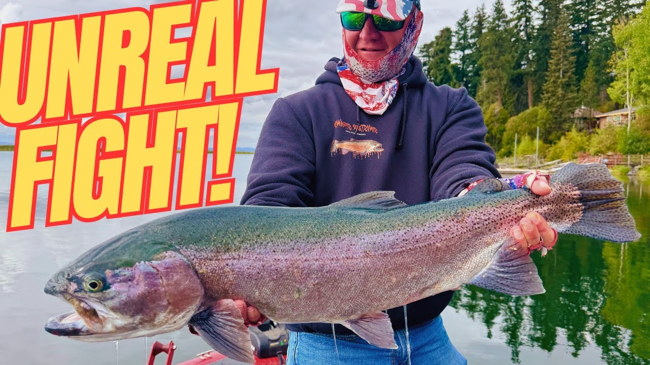 Catching Massive Redband Rainbow Trout in Oregon - Ultralite Setup