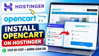 How to Install OpenCart on Hostinger | Step-by-Step + Admin Login URL