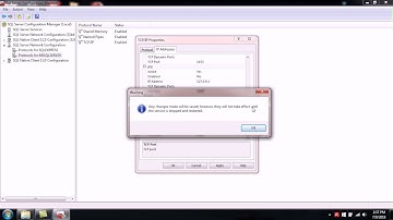 How to change sql server port number