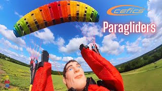 FIRST FLIGHT ! Cefics PunkRock XL radio controlled Paraglider