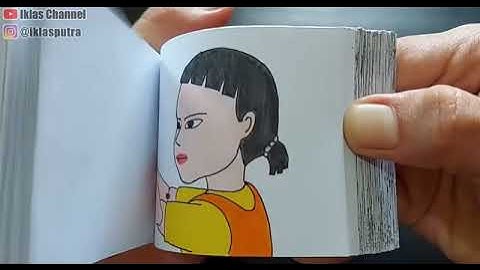 SQUID GAME Flipbook  How to make a Squid Game flipbook오징어 게임 플립북 오징어 게임 플립북 만드는 방법