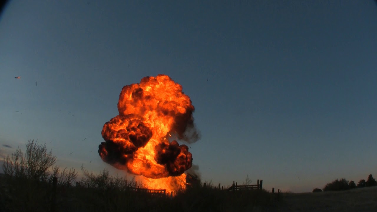 American Guns barn explosion from the pyros point of view YouTube