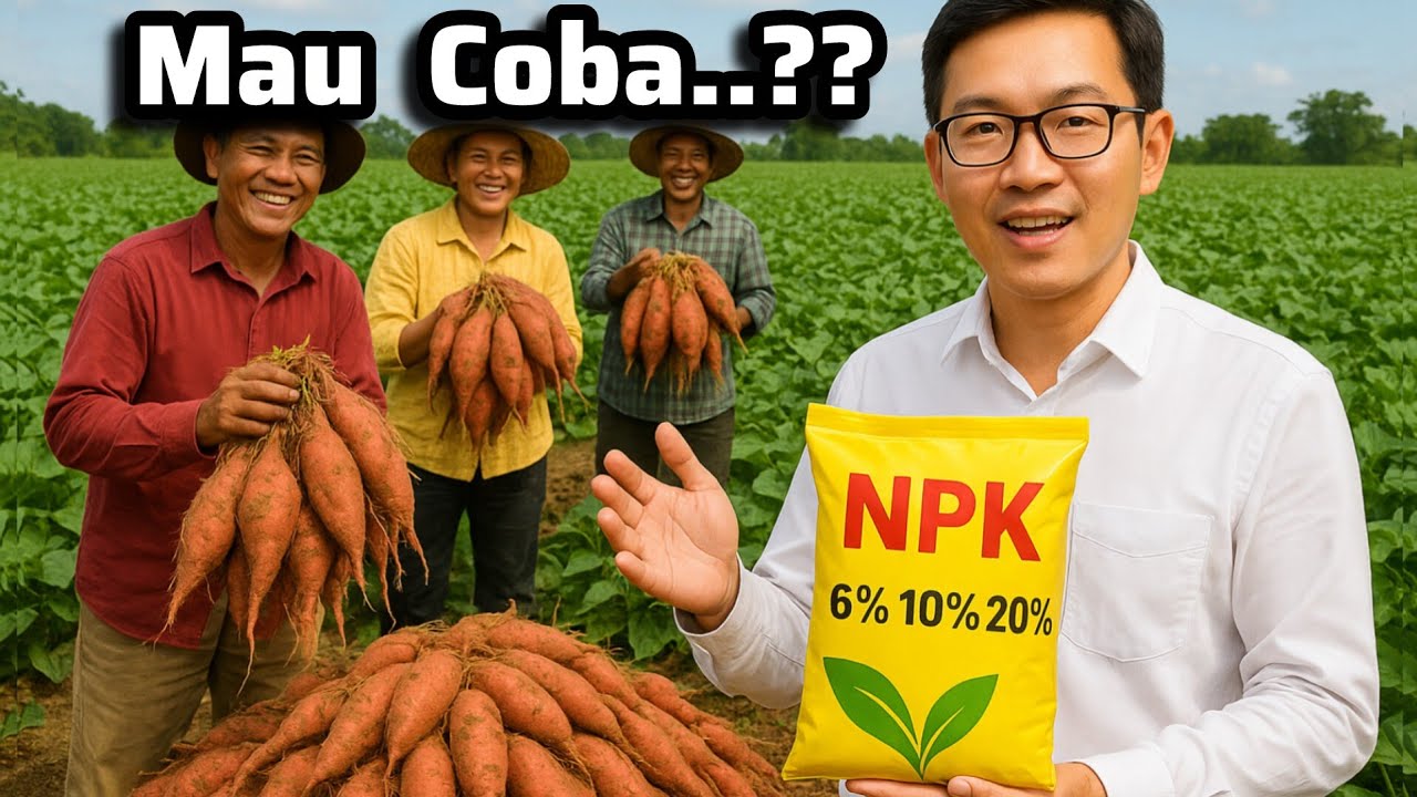 ‼️PUPUK UBI JALAR‼️LEBIH HEMAT PUPUK‼️Hasil Panen Meningkat Drastis‼️Maanfaat Konsumsi Ubi Jalar‼️