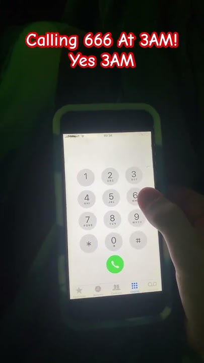 What Happens If You Call 666 At 3am Calling 666 At 3AM! #scary #iphone6 #666 - YouTube