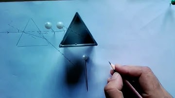 To Determine The Refractive Index Of The Material Of The Prism.I PHYSICS PRACTICAL  I HS 2ND YEAR .