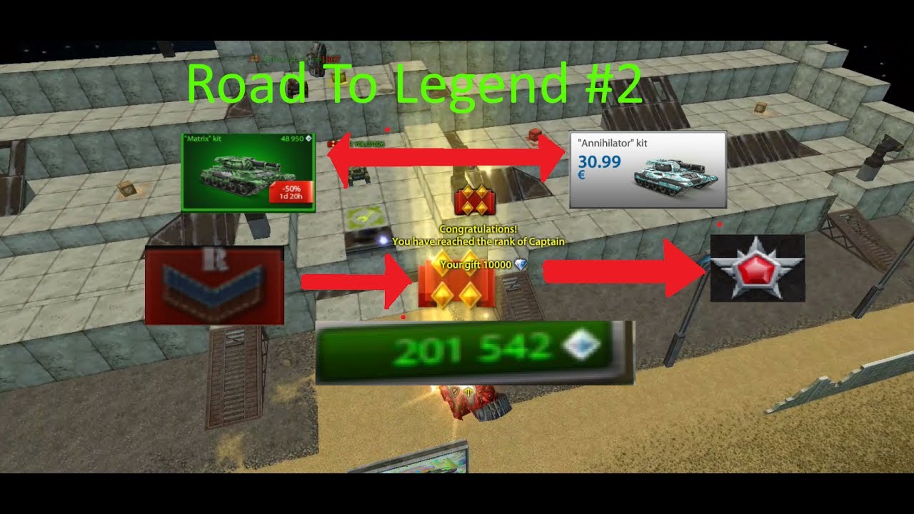 Tanki Legend Tanki online Road To Legend + 100K XP in 1 day #2 - YouTube