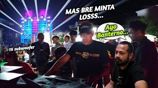 Mas Bre minta BREWOG di loss,,Mas Yogi langsung Kasih Paham kekuatan 15 Subwoofer Spek SPL AUDIO