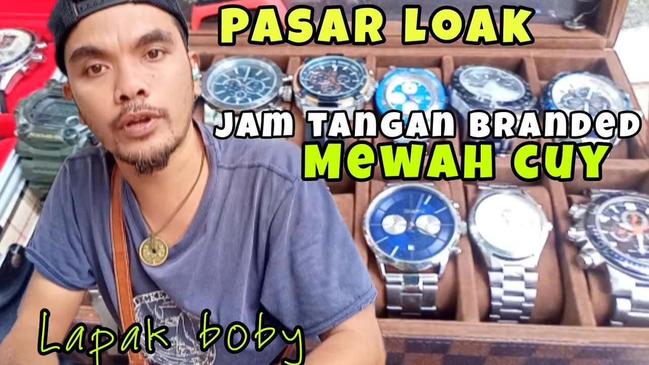 JAM TANGAN MEWAH BRANDED- TAGheuer ROLEX,HARGA-Nya BISA DI GOYANG BOSS‼️Pasar Loak Kebayoran Lama 
