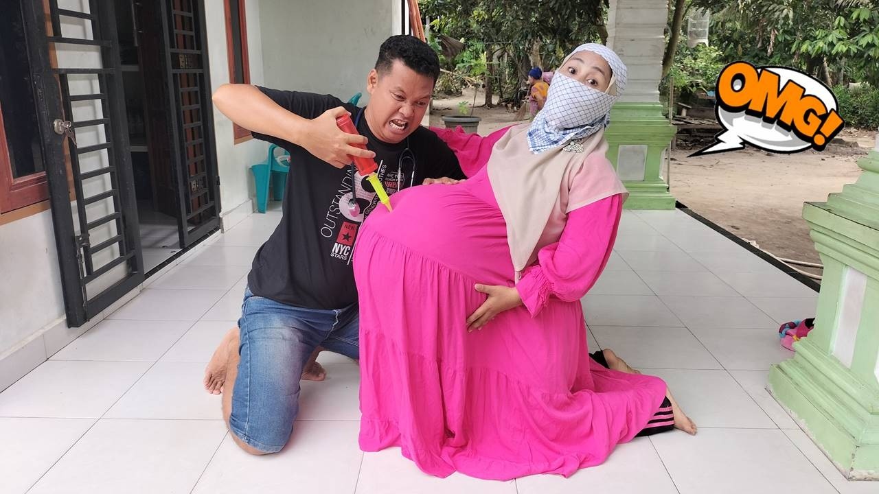 Drama Lucu 💢😱 Ibu Hamil Melahirkan Ngidam Pakai Serbet