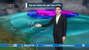 Dự báo thời tiết 12h30 - 14/01/2025 | Đêm nay không khí lạnh tăng cường | VTVWDB